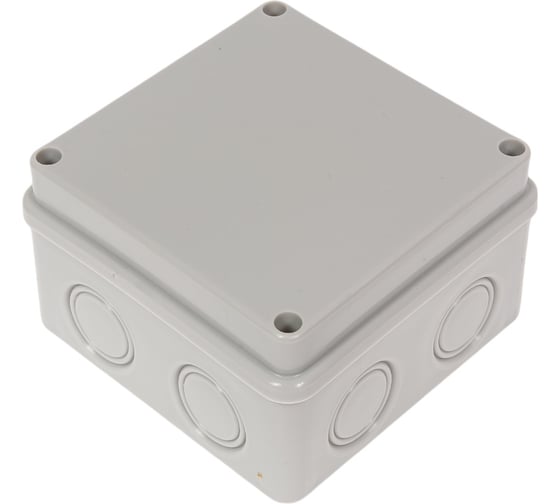 Коробка распределительная TDM ELECTRIC 110х110х70мм, крышка на винтах, IP55, 8 входов, без гермовводов SQ1401-0824