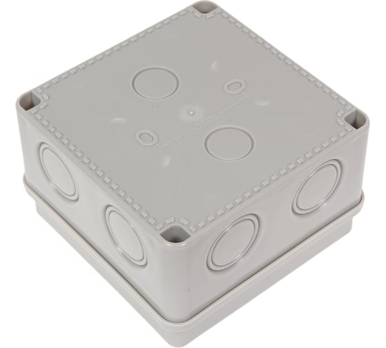 Коробка распределительная TDM ELECTRIC 110х110х70мм, крышка на винтах, IP55, 8 входов, без гермовводов SQ1401-0824