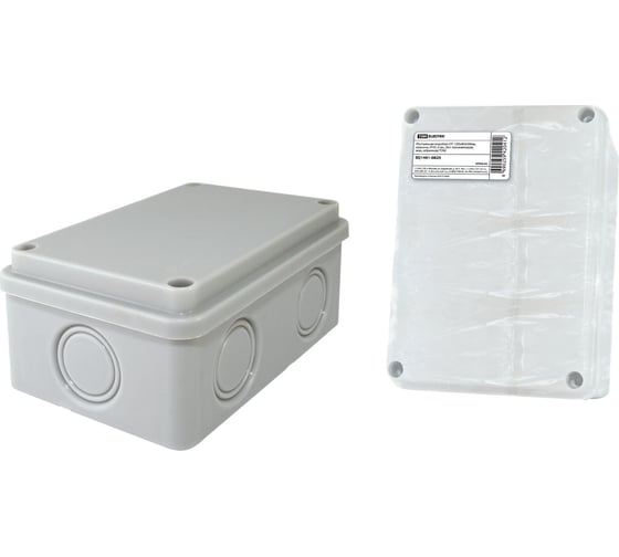 Коробка распределительная TDM ELECTRIC 120х80х50мм, крышка, IP55, 6 входов, без гермовводов SQ1401-0825