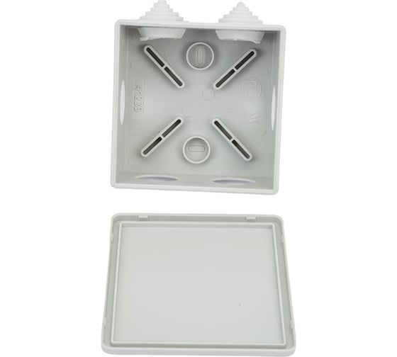Коробка распределительная TDM ELECTRIC 80х80х40мм, крышка, IP44, 6 входов SQ1401-1235