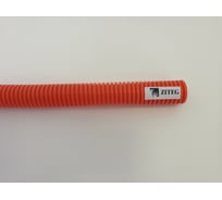 Гофрированная труба ПНД ZITEG D25мм (25/21) цвет оранжевый, 100м. 7930108870935