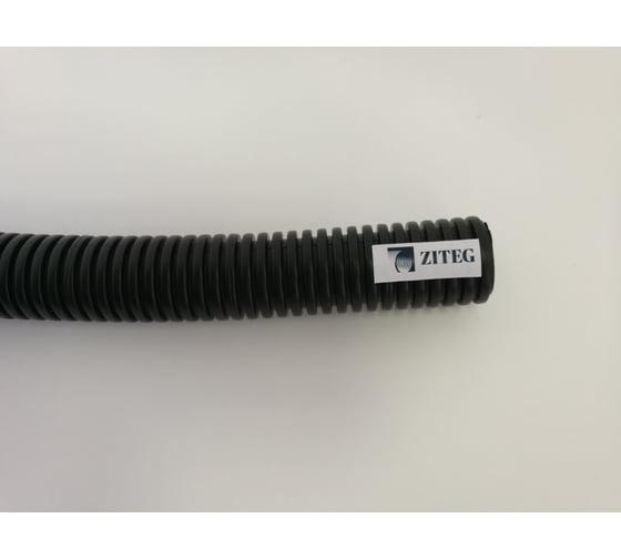 Гофрированная труба ПНД ZITEG D32мм (31/27) цвет черный, 100м. 7930108870966