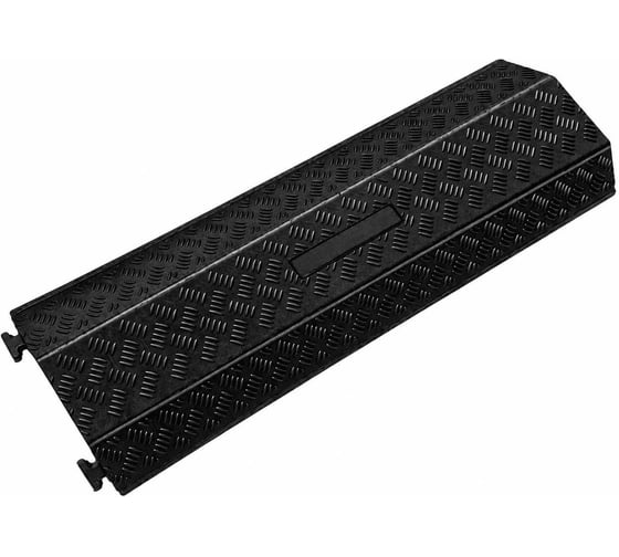 Кабель-канал (мост, трап, капа) Cableshell ККР 2-10 каналы 2х(37x37), габариты 990х300х50мм, материал основания резина без интенсивного запаха, вес 8.5кг DH-CR-5