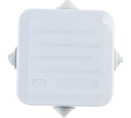 Распаечная коробка ЭРА KORz-70-70-40-4gv открытой установки 70x70x40мм Б0055758
