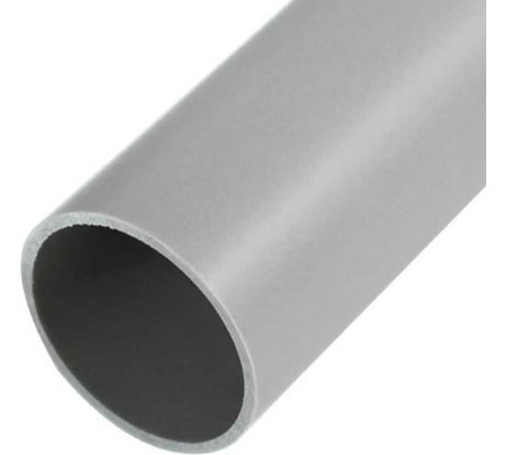 Гладкая жесткая труба ПВХ REXANT d 20 мм 3 метра серая 28-0200-1
