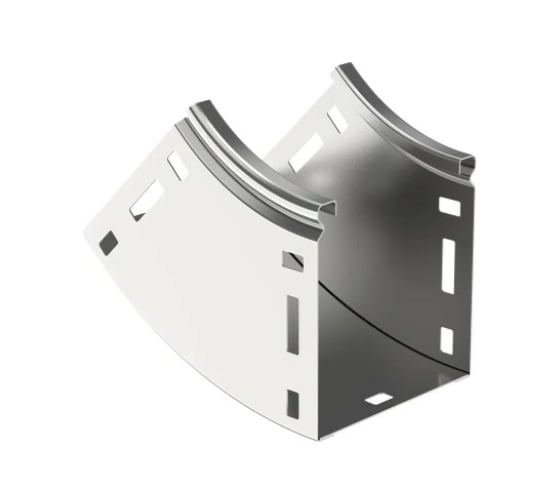 Плавный поворот IEK ESCA 45град тип В10 100x200мм CPV51-0-45-100-200