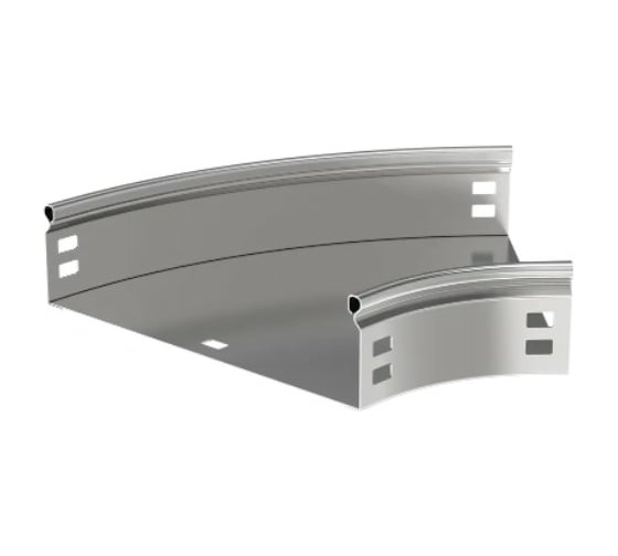 Плавный поворот IEK ESCA 45град тип Г01 80x500мм CPG01-0-45-080-500
