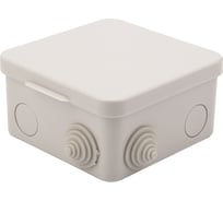 Распределительная коробка наружного монтажа REXANT с откидной крышкой 100x100x50 мм IP54 28-3059