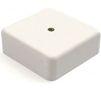 Распаечная коробка DIRECT ELECTRIC 75x75x20 белая с винтом DE19722067