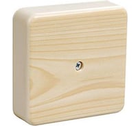 Распаечная коробка DIRECT ELECTRIC 75x75x20 канадский клен с винтом DE19722068