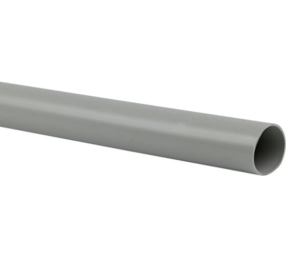 Гладкая труба EKF ПВХ жесткая d16мм 2м 50м/уп серая EKF-Plast trg-16-2m 1