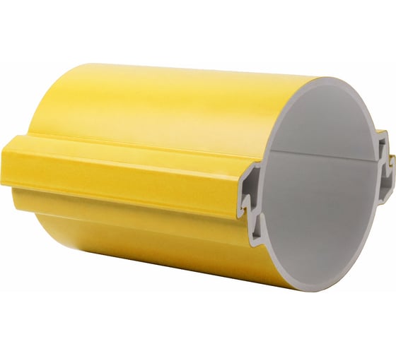 Гладкая труба EKF разборная ПВХ 110 мм 75Н, желтая PROxima tr-pvc-110-750-yellow