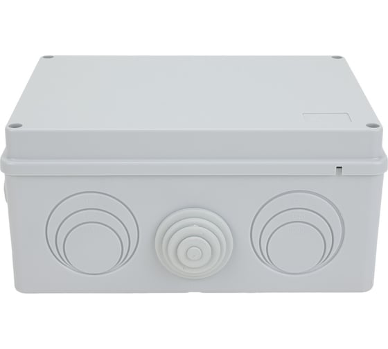 Коробка Экопласт JBS210 КУП 8x12мм, 14 зажимов, 150А, о/п, 210x150x100, 8 вых, IP55 44016KP