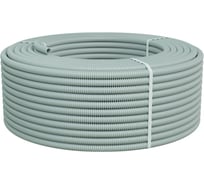 Гофрированная труба Экопласт ПНД-FRUF легкая, с зондом, без галогена, т/г, атмосферостойкая, диам.16мм (100м) 20116HFR-UF