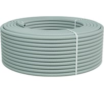 Гофрированная труба Экопласт ПНД-FRUF тяжелая, с зондом, без галогена, т/г, атмосферостойкая, диам.20 мм (100м) 21120HFR-UF