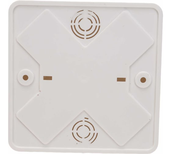 Распаечная коробка IEK КМ для о/п 100x100x29мм белая UKO10-100-100-029-K01-E