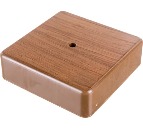 Распаечная коробка IEK КМ для о/п 100x100x29мм дуб UKO10-100-100-029-K24-E