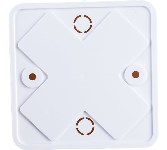 Распаечная коробка IEK КМ для о/п 75x75x20мм белая UKO10-075-075-020-K01-E