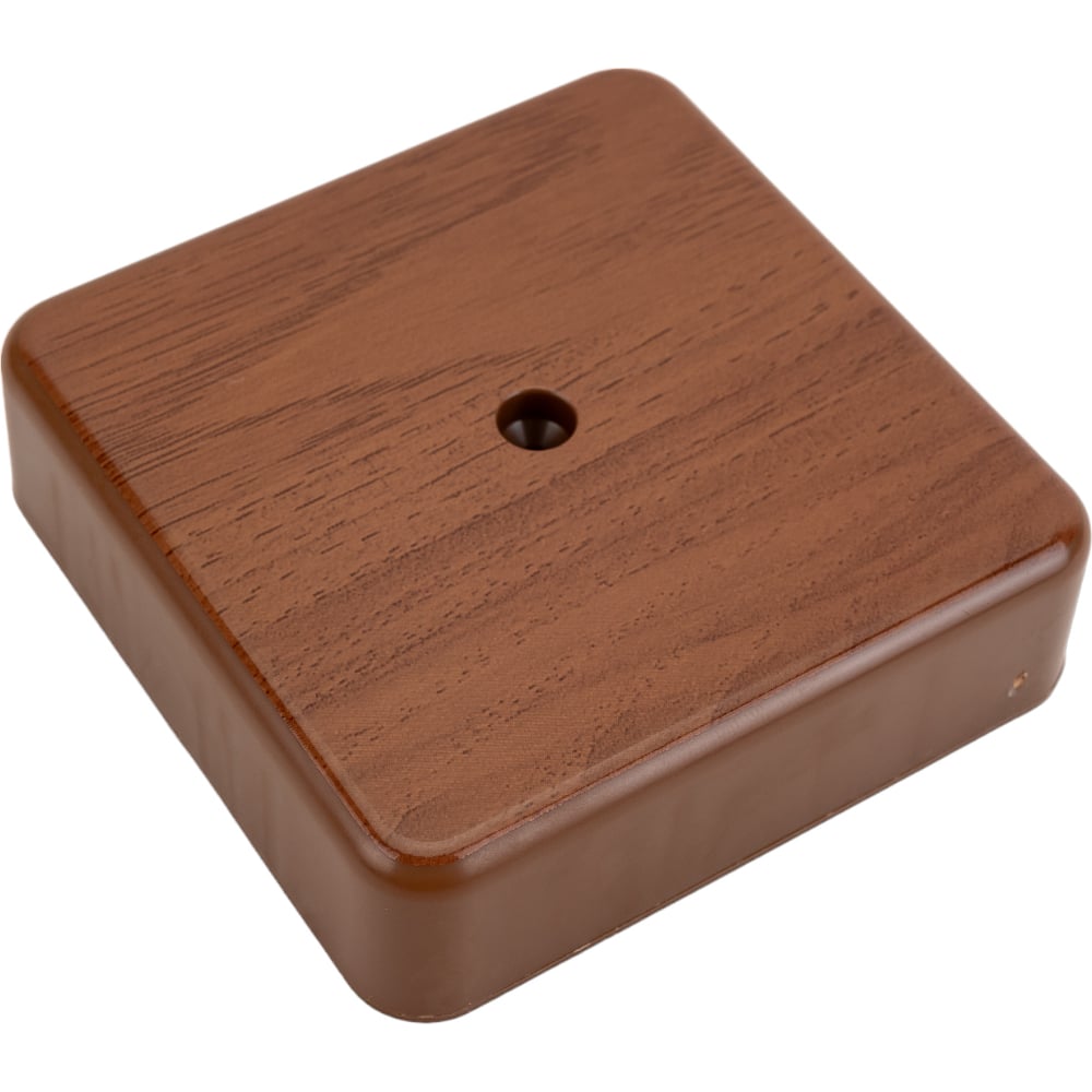 Распаечная коробка IEK КМ для о/п 75x75x20мм дуб UKO10-075-075-020-K24 ...