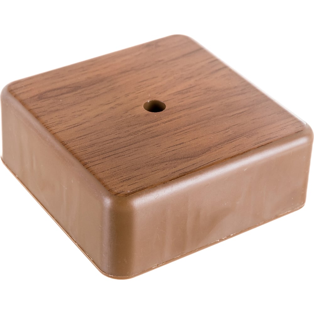 Распаечная коробка IEK КМ для о/п 75x75x28мм дуб UKO10-075-075-028-K24 ...