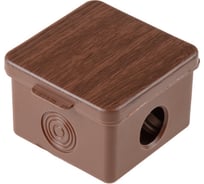 Распределительная коробка ЮПИТЕР ОП 65x65x50 мм бук JP7113-09