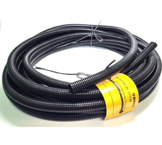 Гофрированная прорезная труба BERNER NW13 10 м 111738