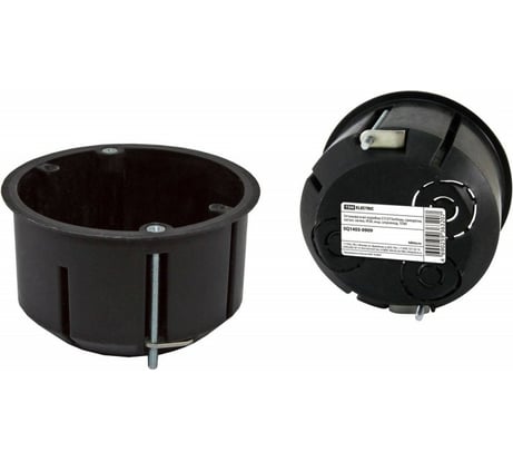 Коробка распределительная TDM ELECTRIC D73х45мм, саморезы, метал. лапки, IP20 SQ1403-0909