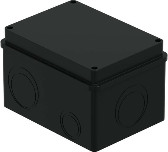 Распределительная коробка Экопласт BJB/JBS150 без сальников о/п 150x110x110 IP56 цвет чёрный 44061BL-1