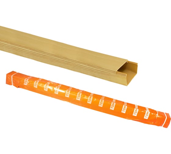 Кабель-канал TDM ELECTRIC 25x16 желтая сосна 3D (60м) (2м/30шт в упак) SQ0402-0605