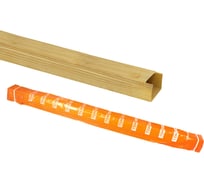 Кабель-канал TDM ELECTRIC 16x16 желтая сосна 3D (100м) (2м/50шт в упак) SQ0402-0603