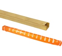 Кабель-канал TDM ELECTRIC 12x12 желтая сосна 3D (2м/70шт в упак) SQ0402-0601