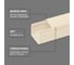 Кабель-канал TDM ELECTRIC 25x25 слоновая кость (50м) (2м/25шт в упак) SQ0402-0506 4