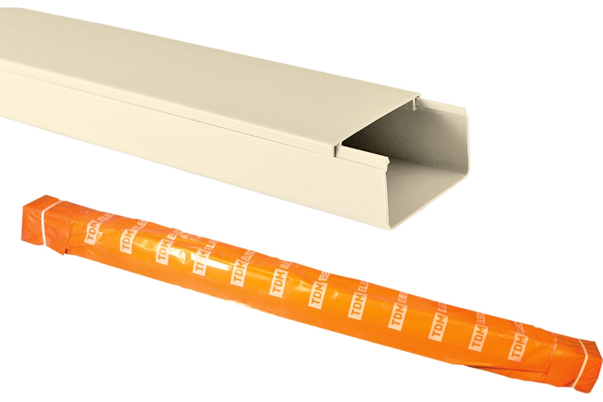 Кабель-канал TDM 40x16 мм, слоновая кость, 50 м SQ0402-0507 - выгодная ...