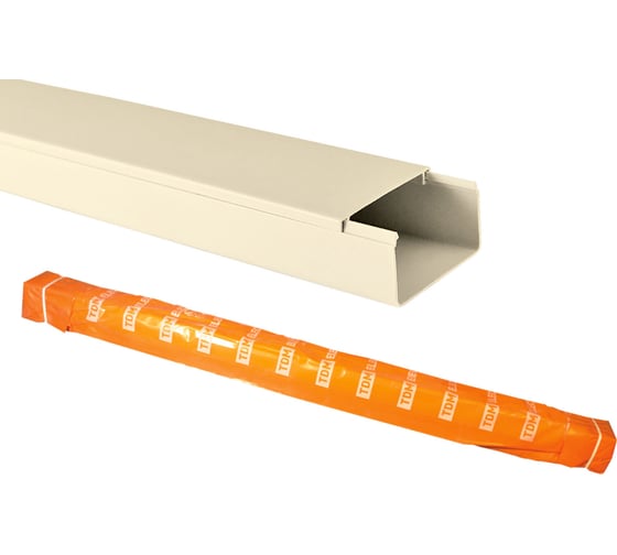 Кабель-канал TDM ELECTRIC 40x16 слоновая кость (50м) (2м/25шт в упак) SQ0402-0507