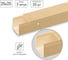 Кабель-канал TDM ELECTRIC 25x25 желтая сосна 3D (50м) (2м/25шт в упак) SQ0402-0606 1