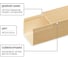 Кабель-канал TDM ELECTRIC 25x25 желтая сосна 3D (50м) (2м/25шт в упак) SQ0402-0606 4