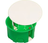 Монтажная коробка (подрозетник) с крышкой Hegel СП 80х45 КР1202