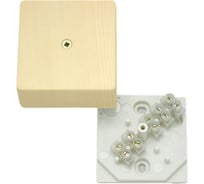 Коробка распределительная с клеммником ОП 60х60х30 сосна КРК2701 0201-И