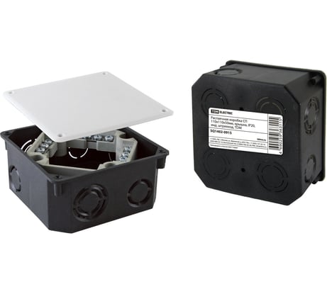 Коробка распределительная TDM ELECTRIC 110х110х50мм, крышка, IP20 SQ1402-0915