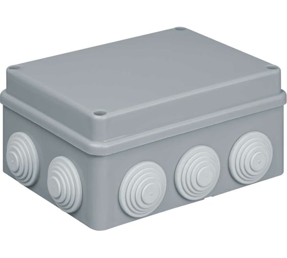 Распаечная коробка Navigator 93 408 nss-db-150-110-70-10-gr открытого монтажа 93408