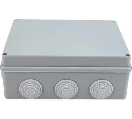 Распаечная коробка Navigator 93 409 nss-db-190-140-70-10-gr открытого монтажа 93409