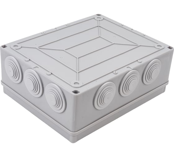 Распаечная коробка Navigator 93 410 nss-db-240-190-90-12-gr открытого монтажа 93410
