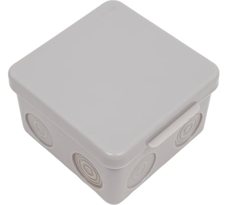 Распаечная коробка Navigator 93 757 nss-db-80-80-50-gr открытого монтажа без мембран 93757