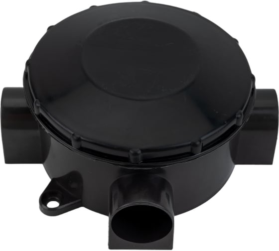 Распаечная трехрожковая коробка Navigator 93 760 nss-db-70-35-bl открытого монтажа черный 93760