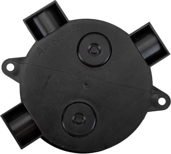 Распаечная трехрожковая коробка Navigator 93 760 nss-db-70-35-bl открытого монтажа черный 93760