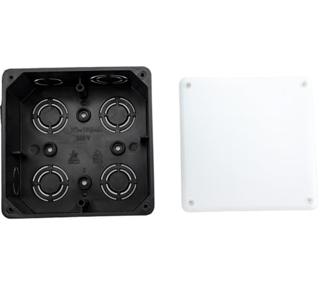 Распаечная коробка Navigator 93 763 nss-db-sw-100-100-50-bl скрытого монтажа с крышкой 93763