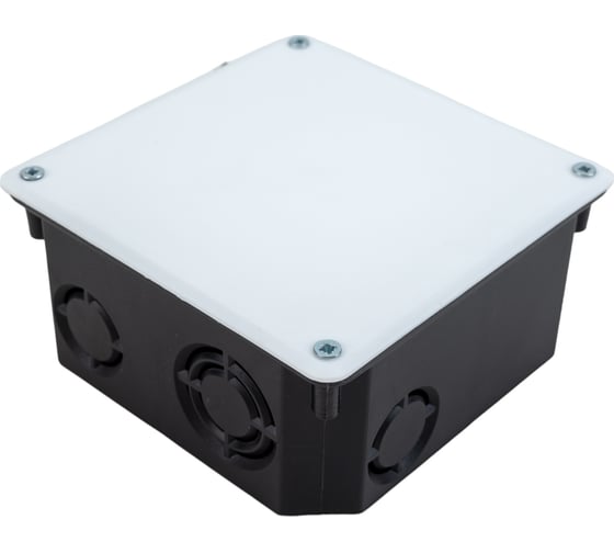 Распаечная коробка Navigator 93 763 nss-db-sw-100-100-50-bl скрытого монтажа с крышкой 93763