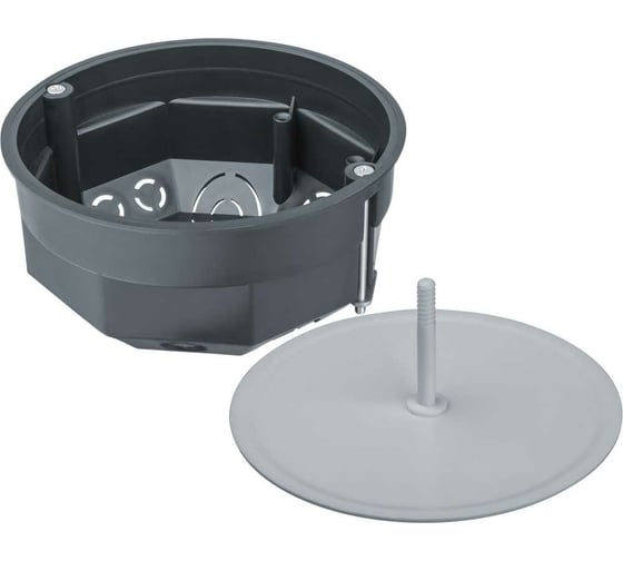 Распаечная коробка Navigator 93 764 nss-db-hw-103-50-bl скрытая металлические лапки с крышкой 93764