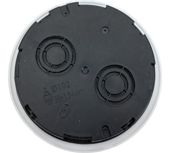 Распаечная коробка Navigator 93 766 nss-db-sw-93-15-bl скрытая для твердых стен с крышкой 93766