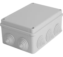 Разветвительная коробка STEKKER 150*110*70мм, 10 вводов, IP55, светло-серая, EBX10-310-55 (GE41242) 39999